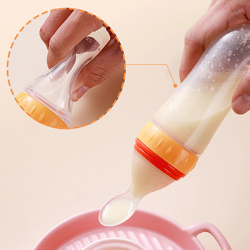 Squeezing Feeding Bottle Silic - Baby Food Utensils recensione e prezzo