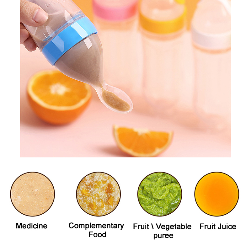 Squeezing Feeding Bottle Silic - Baby Food Utensils recensione e prezzo