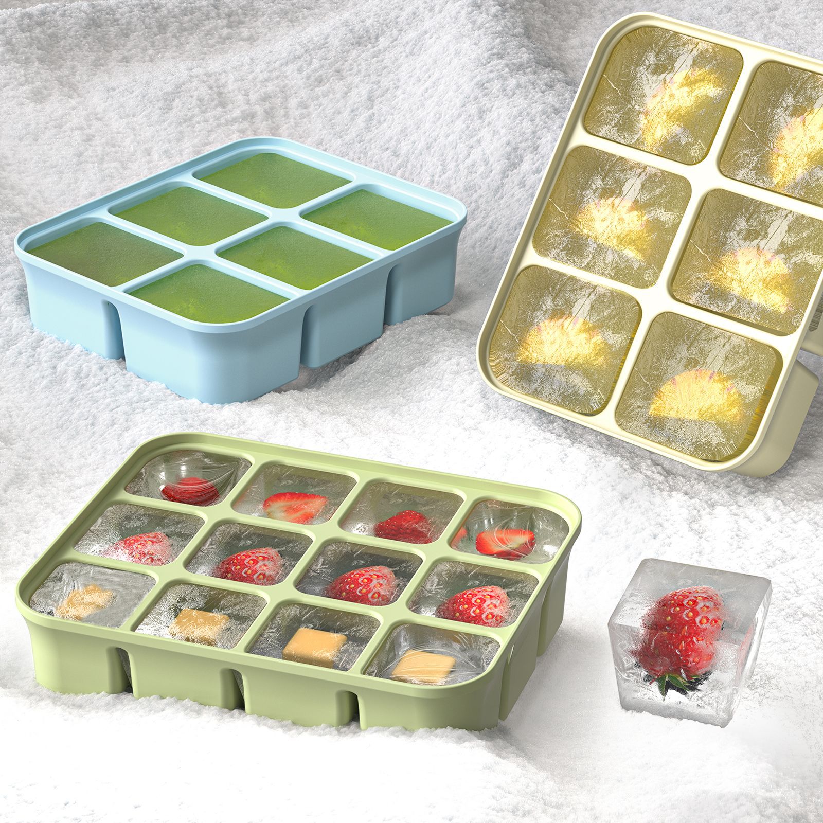 3Pcs Silicone Baby Food Freeze - Baby Food Homemade recensione e prezzo