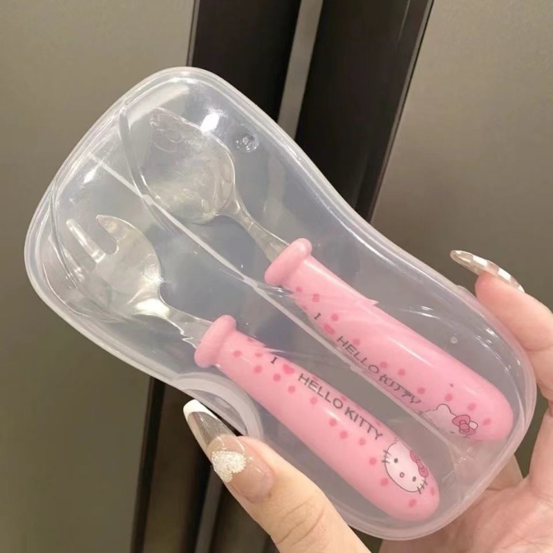 Cute cartoon Hello Kitty spoon - Weaning Spoon Set recensione e prezzo