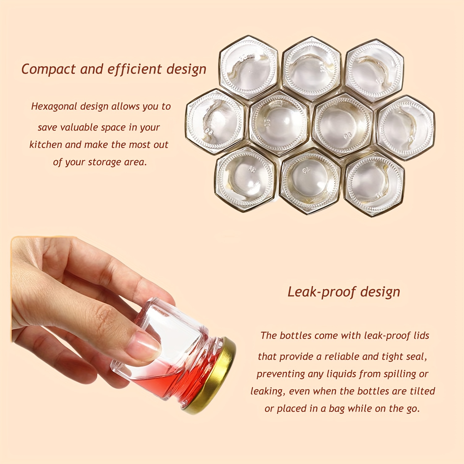 1.5 Oz Hexagon Mini Glass Hone - Baby Food Glass recensione e prezzo