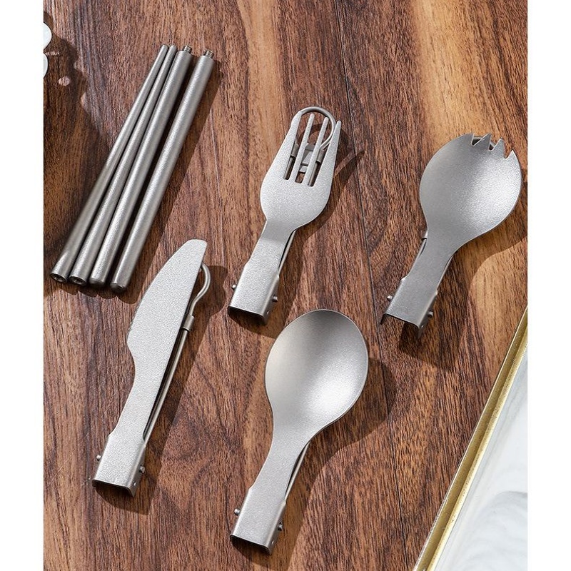 Titanium Foldable Utensil Set  - Weaning Spoon Set recensione e prezzo