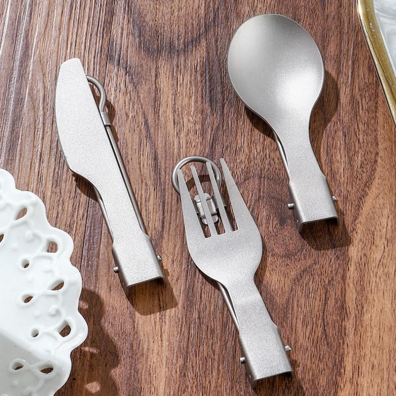 Titanium Foldable Utensil Set  - Weaning Spoon Set recensione e prezzo