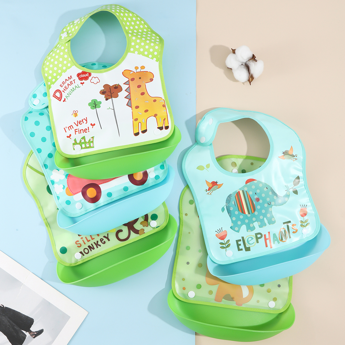 Baby food bib Baby waterproof  - Baby Food Set recensione e prezzo