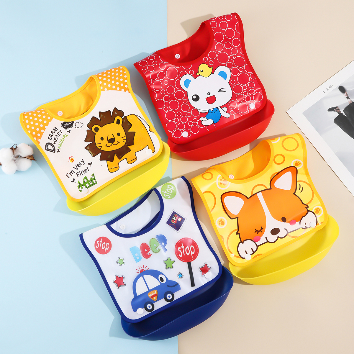 Baby food bib Baby waterproof  - Baby Food Set recensione e prezzo