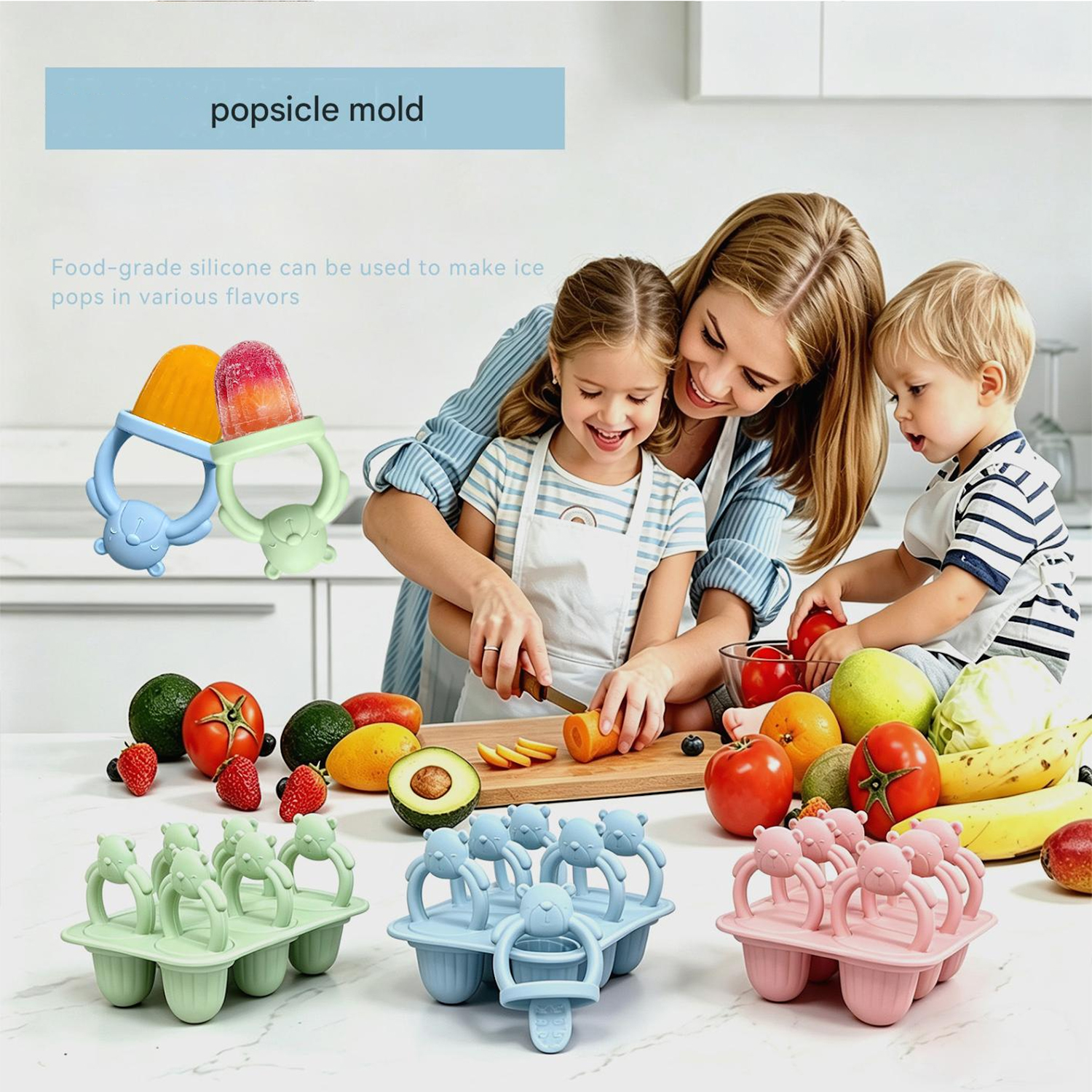 6-compartment silicone bear po - Baby Food Homemade recensione e prezzo