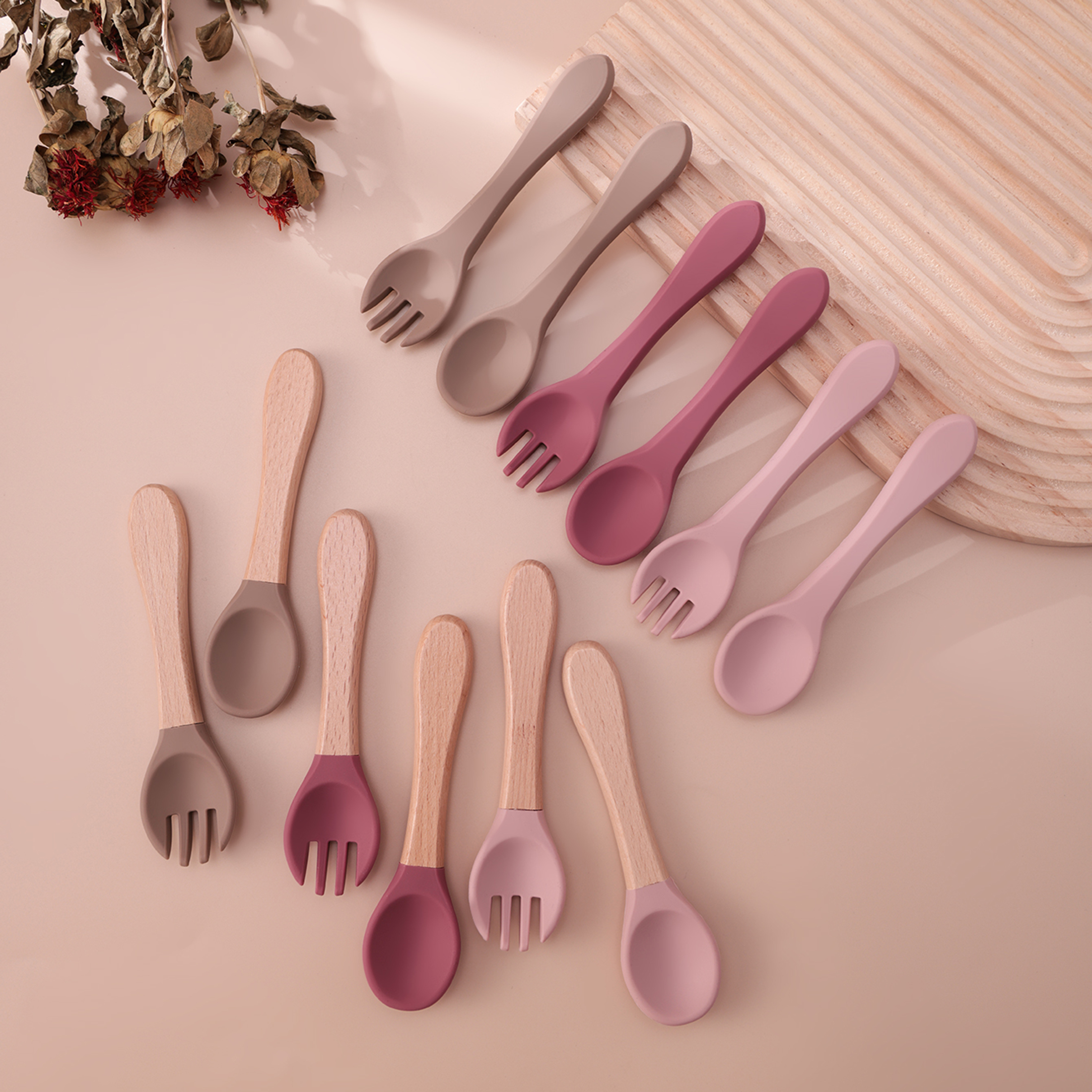 Color Kids 4PCS Silicone Baby  - Baby Food Utensils recensione e prezzo