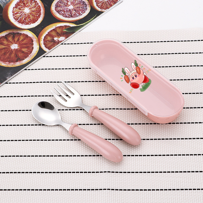 3pcs/set Kirbys Spoon Forks Bo - Weaning Spoon Set recensione e prezzo