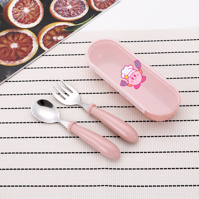 3pcs/set Kirbys Spoon Forks Bo - Weaning Spoon Set recensione e prezzo