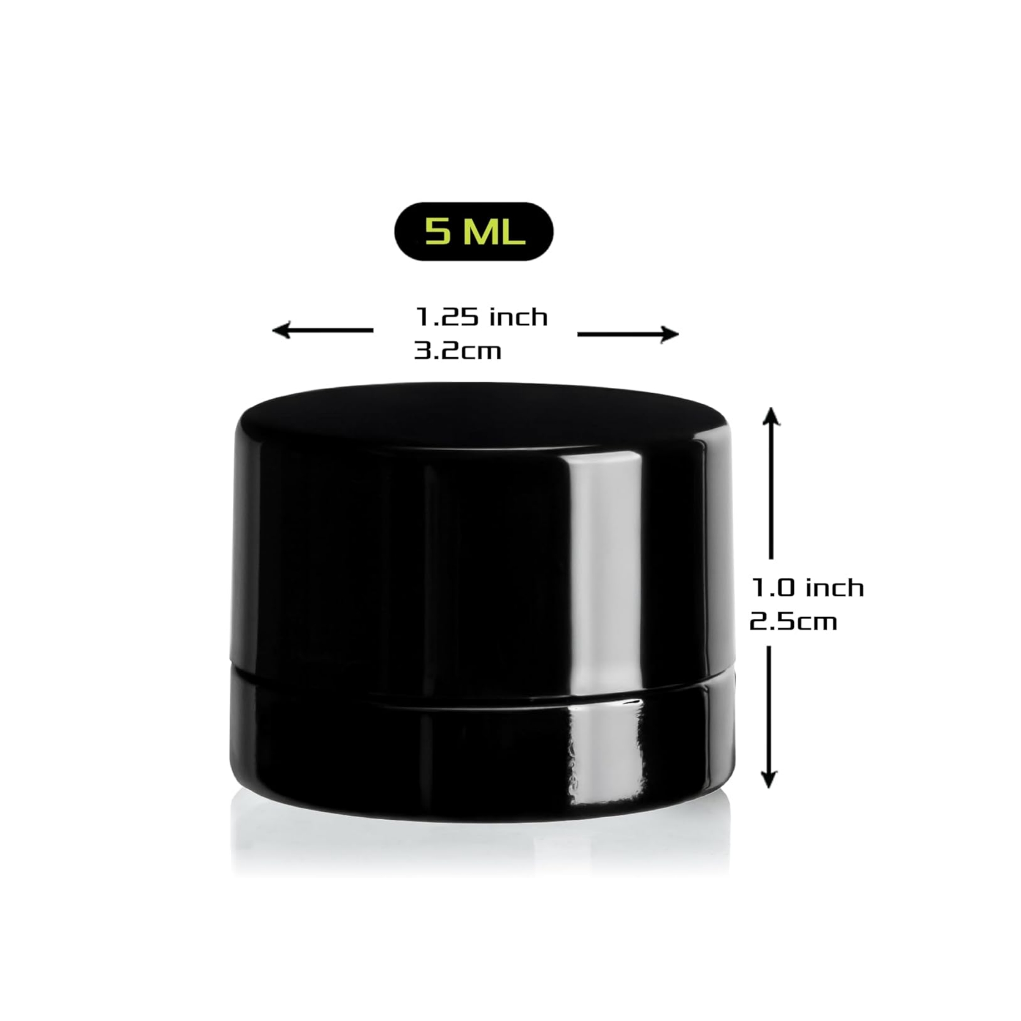 5ml Thick Black Glass Jars wit - Baby Food Glass recensione e prezzo