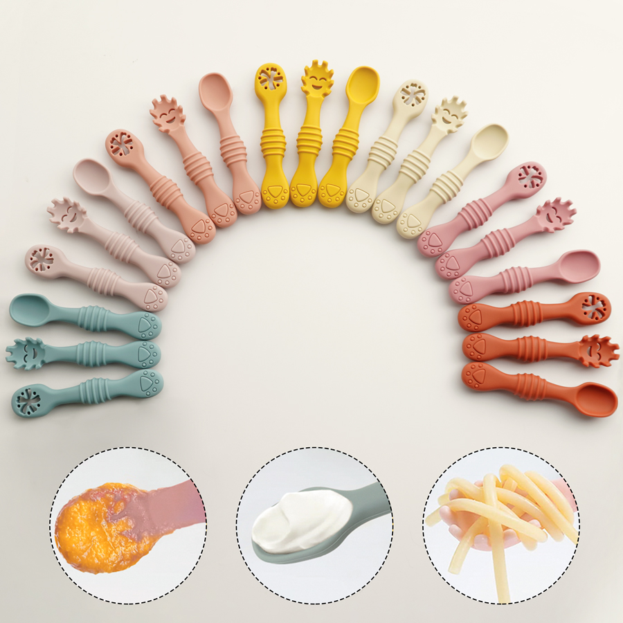 New Mother-kids 3PCS Baby Sili - Baby Food Utensils recensione e prezzo