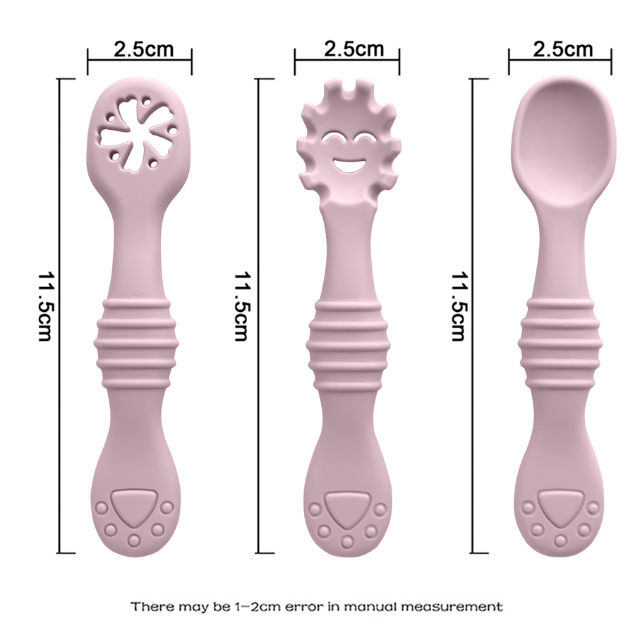 New Mother-kids 3PCS Baby Sili - Baby Food Utensils recensione e prezzo