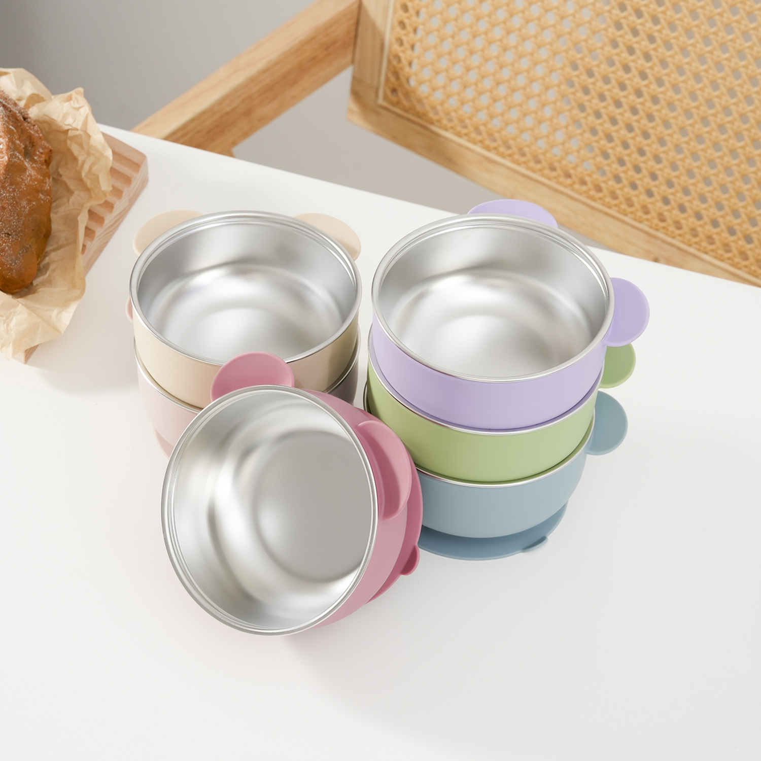 1PC Removable Silicone Stainle - Baby Food Universe recensione e prezzo