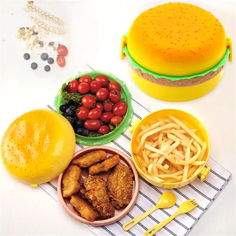 Hamburger Lunch Box Double Tie - Weaning Spoon Set recensione e prezzo