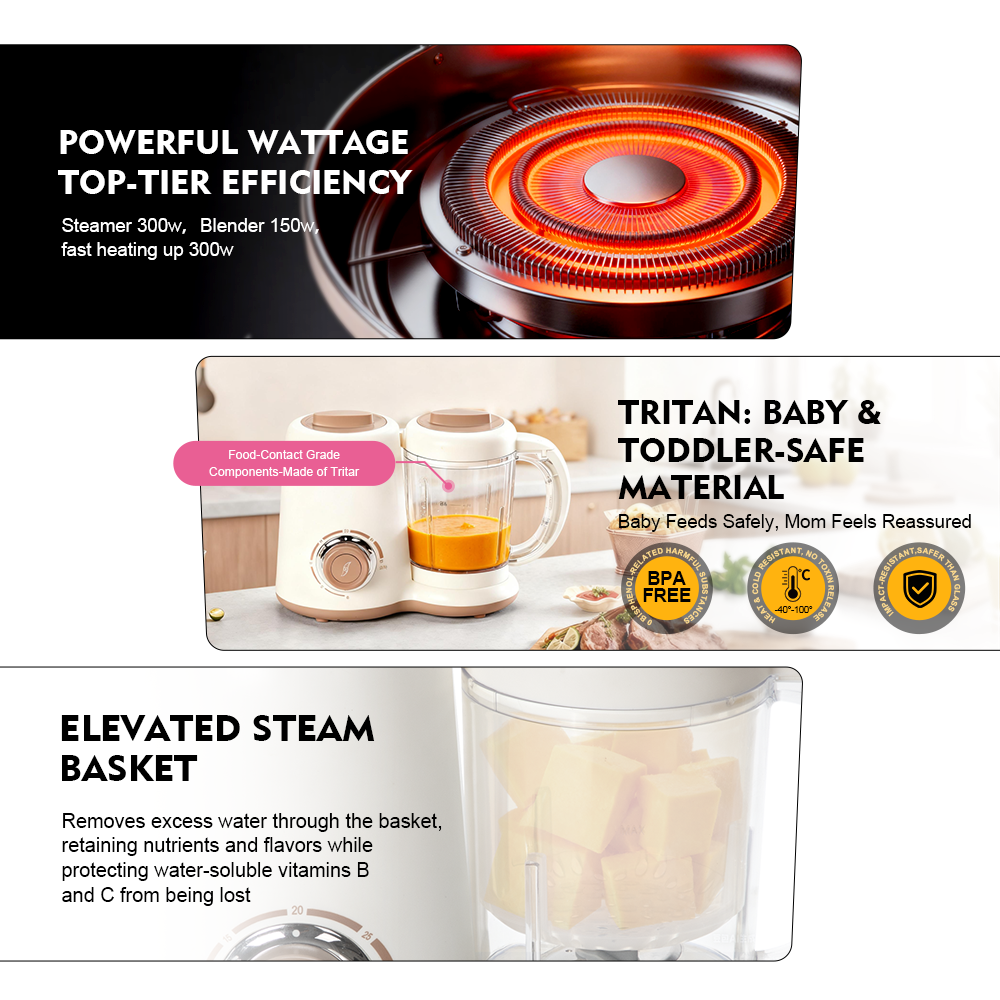 Multifunctional baby blender f - Baby Food Blender And Steamer recensione e prezzo