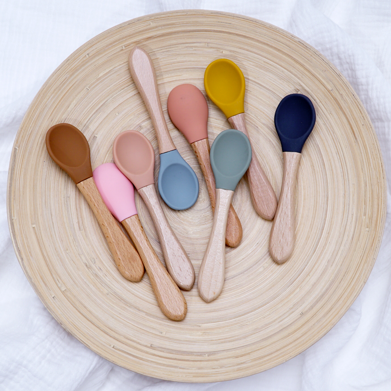 Feeding Wooden Handle Silicone - Baby Food Utensils recensione e prezzo