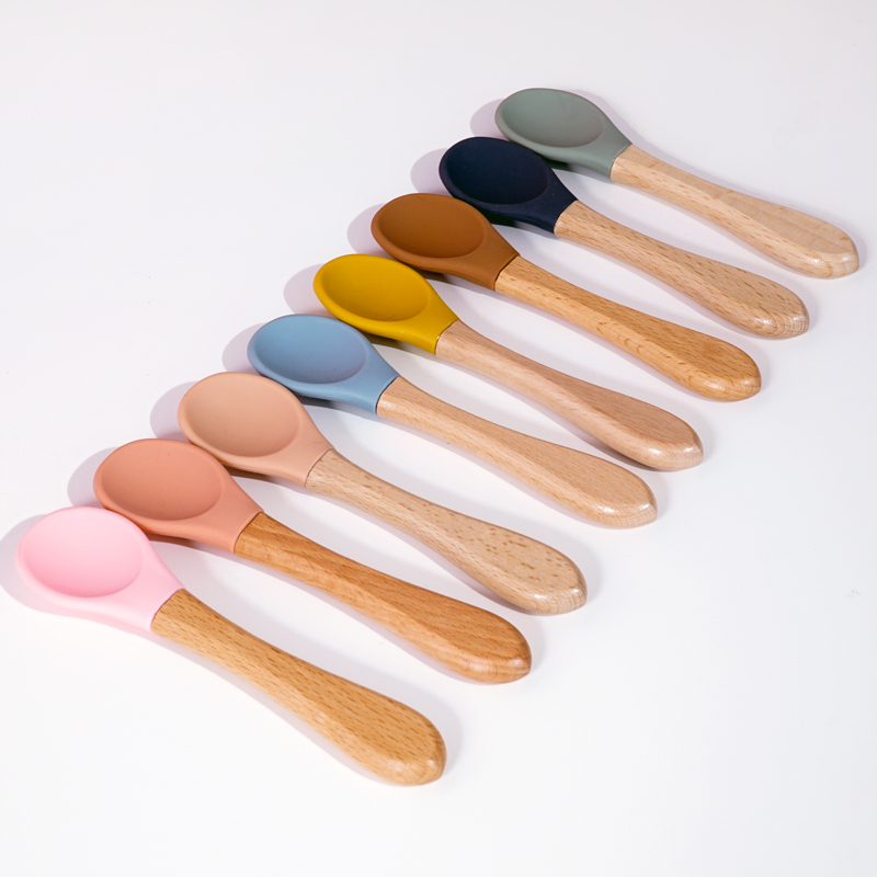 Feeding Wooden Handle Silicone - Baby Food Utensils recensione e prezzo