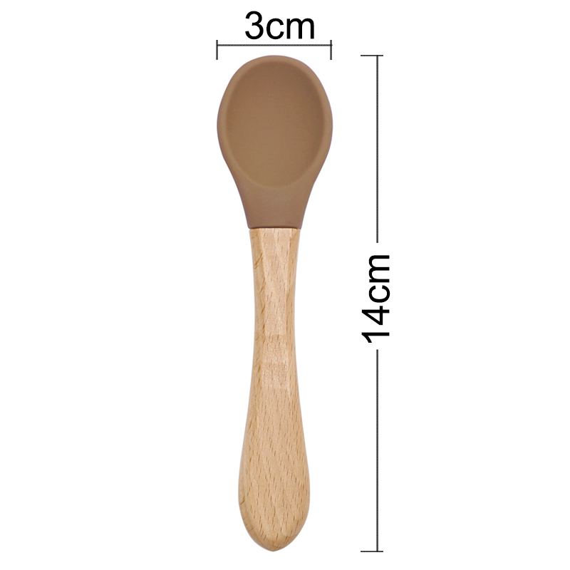 Feeding Wooden Handle Silicone - Baby Food Utensils recensione e prezzo