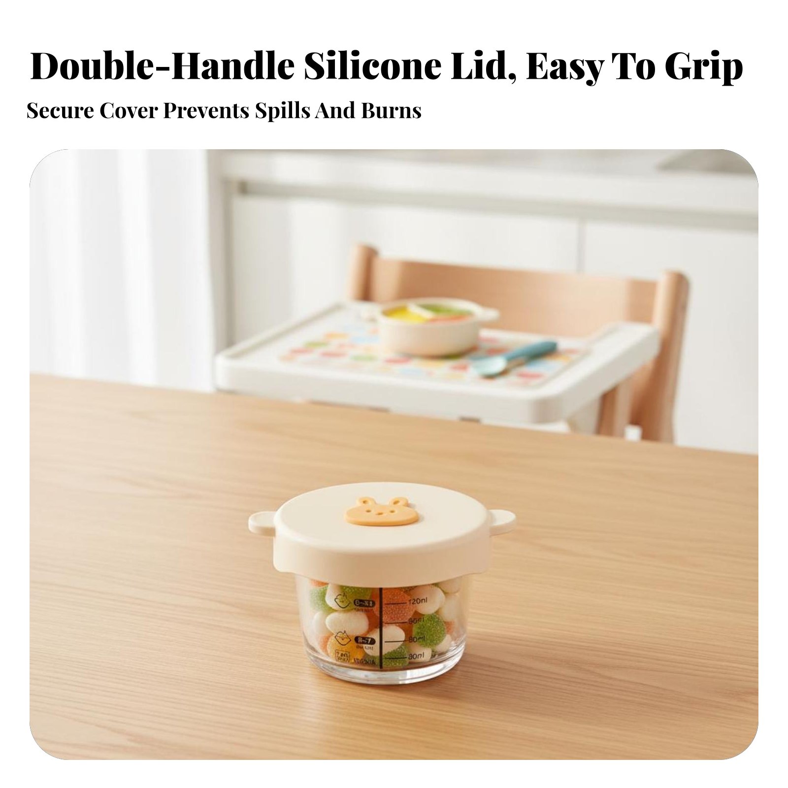 Children's Food Storage Bowl,  - Baby Food Glass recensione e prezzo