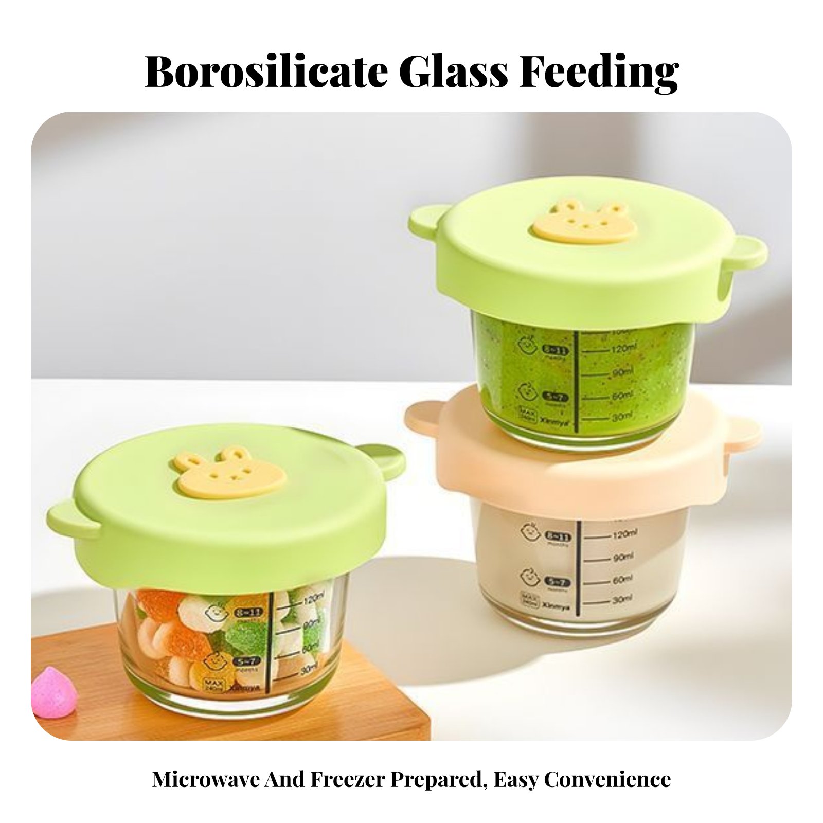 Children's Food Storage Bowl,  - Baby Food Glass recensione e prezzo