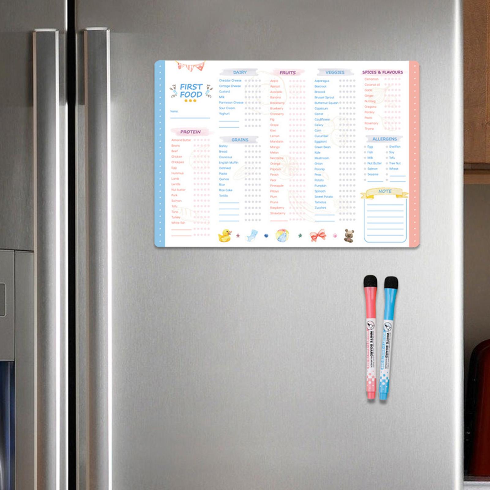 First Foods Chart Magnetic Bab - Baby Food Tracker recensione e prezzo