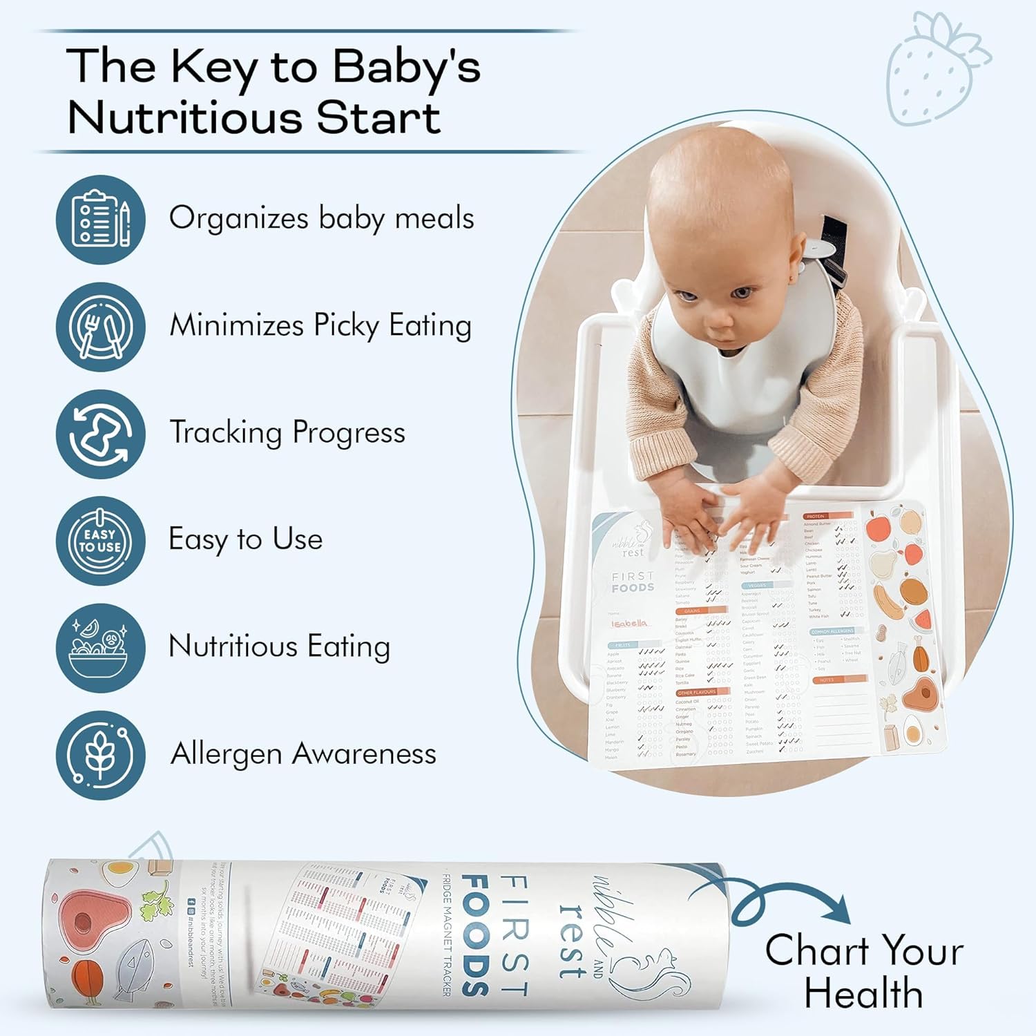 Baby First Foods Tracker Fridg - Baby Food Tracker recensione e prezzo
