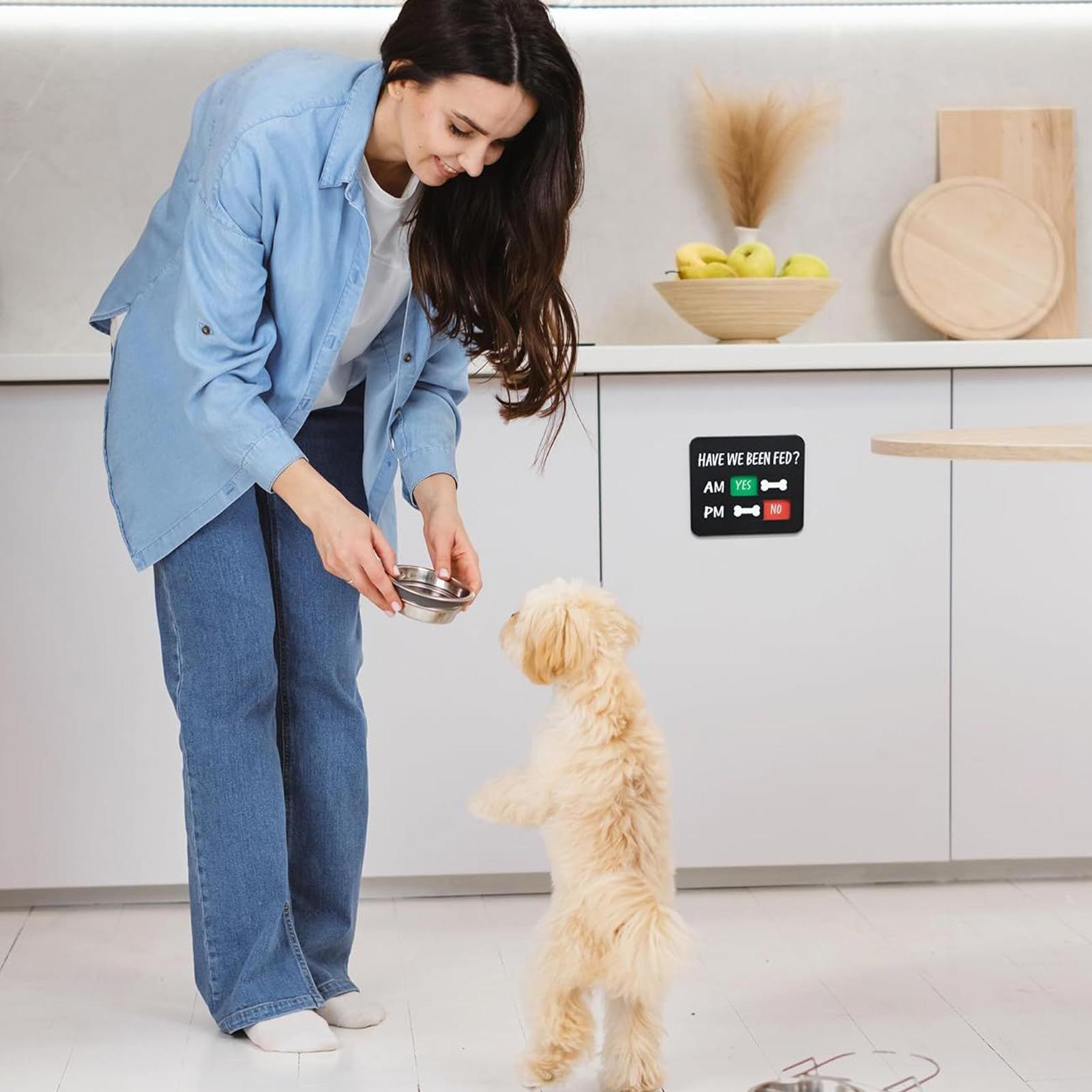 Dog Feeding Reminder Sign Pet  - Baby Food Tracker recensione e prezzo