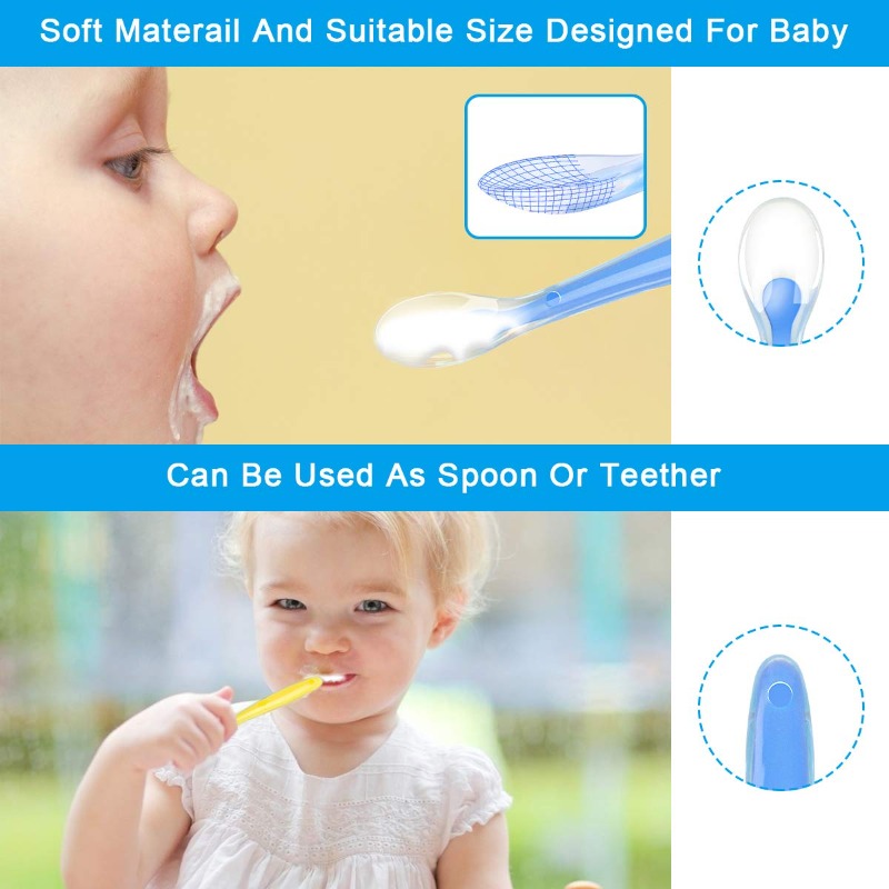 BPA Free Baby Silicone Spoons  - Baby Food Utensils recensione e prezzo