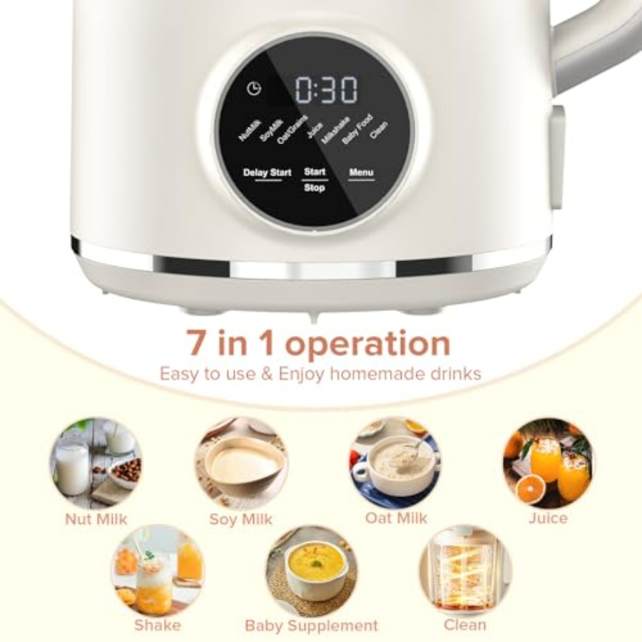 N7 Nut Milk Maker 50oz 1.5L Au - Baby Food Homemade recensione e prezzo