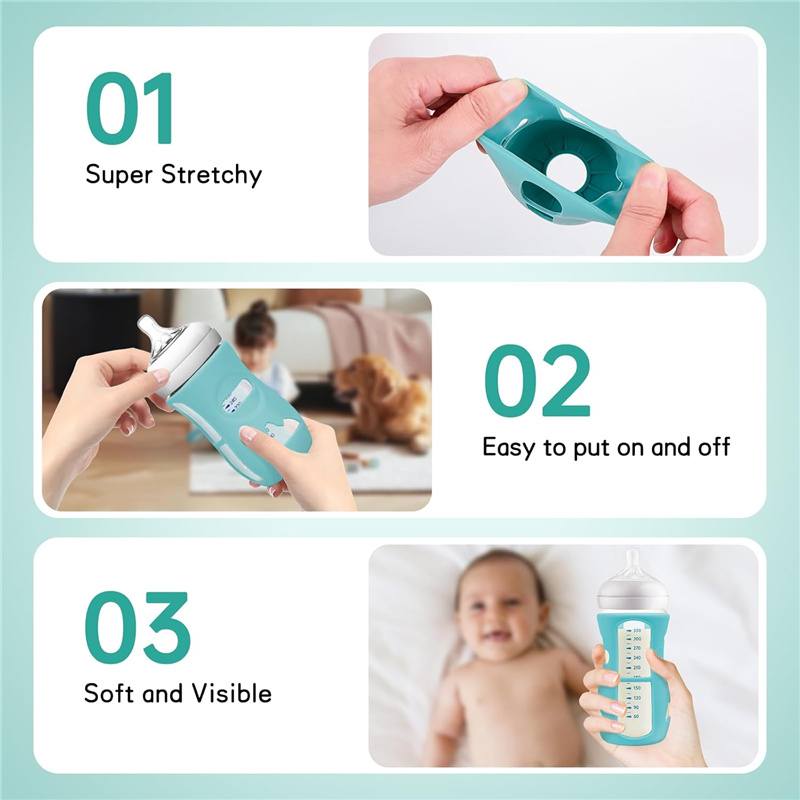Silicone Sleeves For Glasses B - Baby Food Glass recensione e prezzo