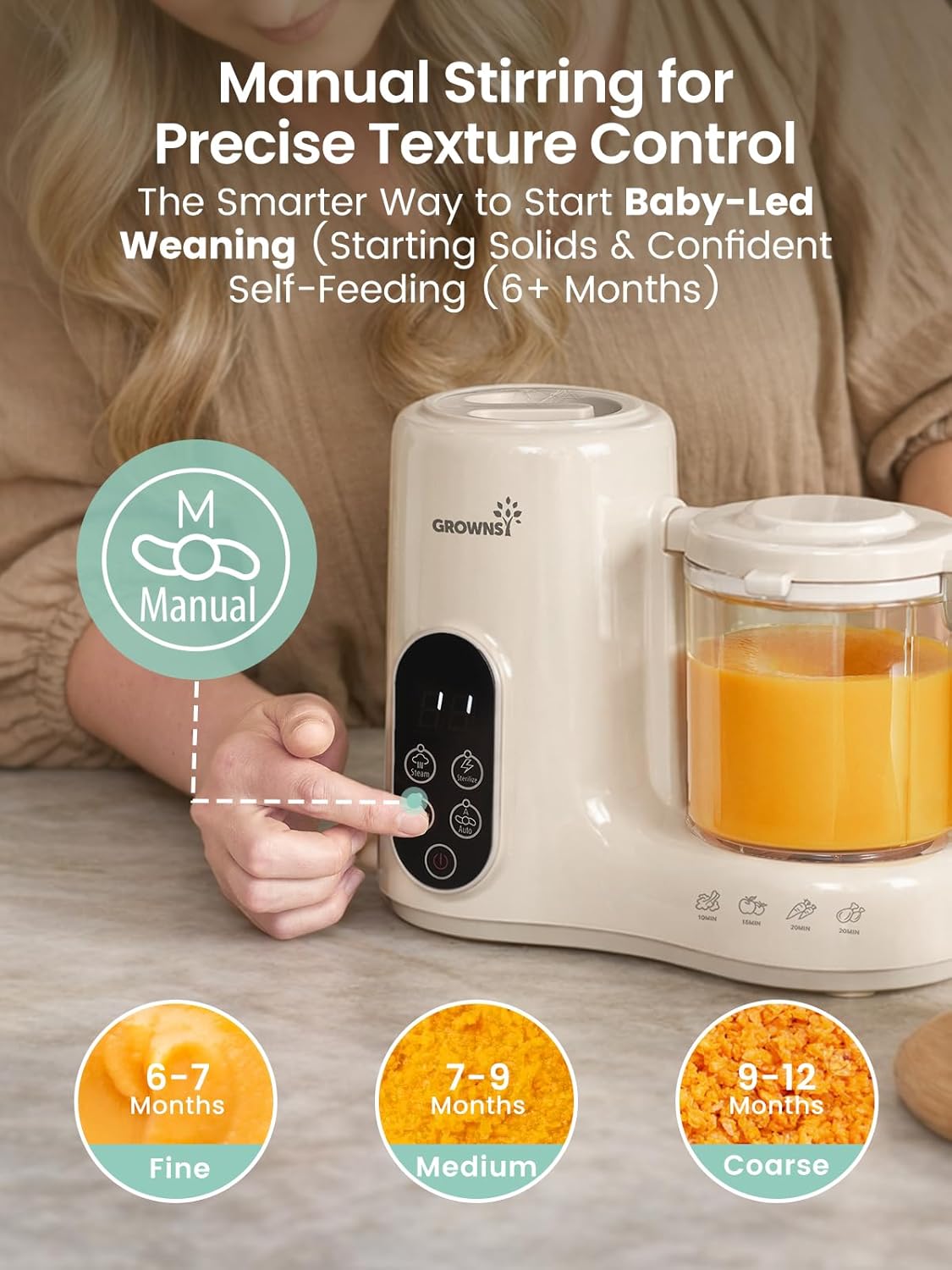 Baby Food Maker with Dual-Laye - Baby Food Blender And Steamer recensione e prezzo