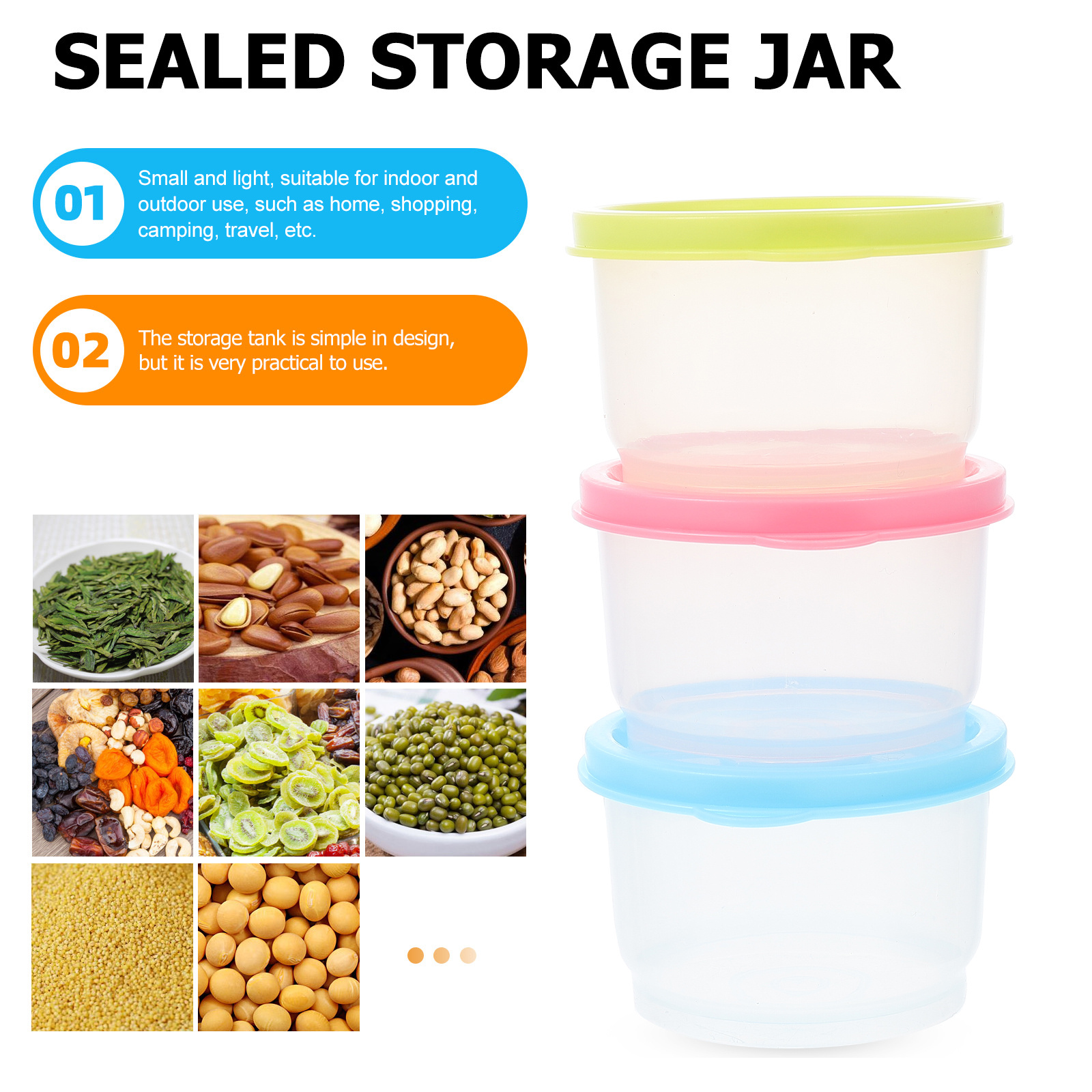 6Pcs Fresh-Keeping Food Box Pr - Baby Food Vegetable recensione e prezzo