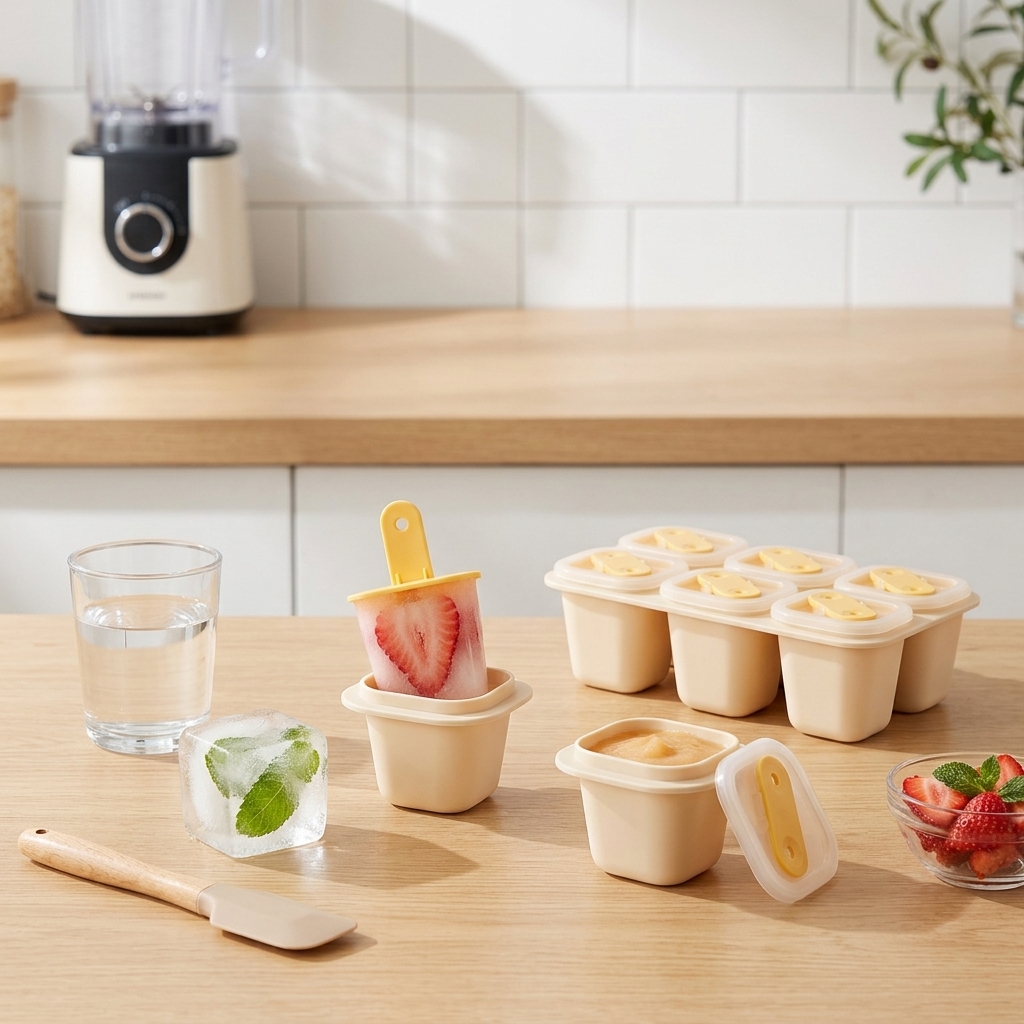 Silicone Ice-Cube Tray Mold Wi - Baby Food Homemade recensione e prezzo