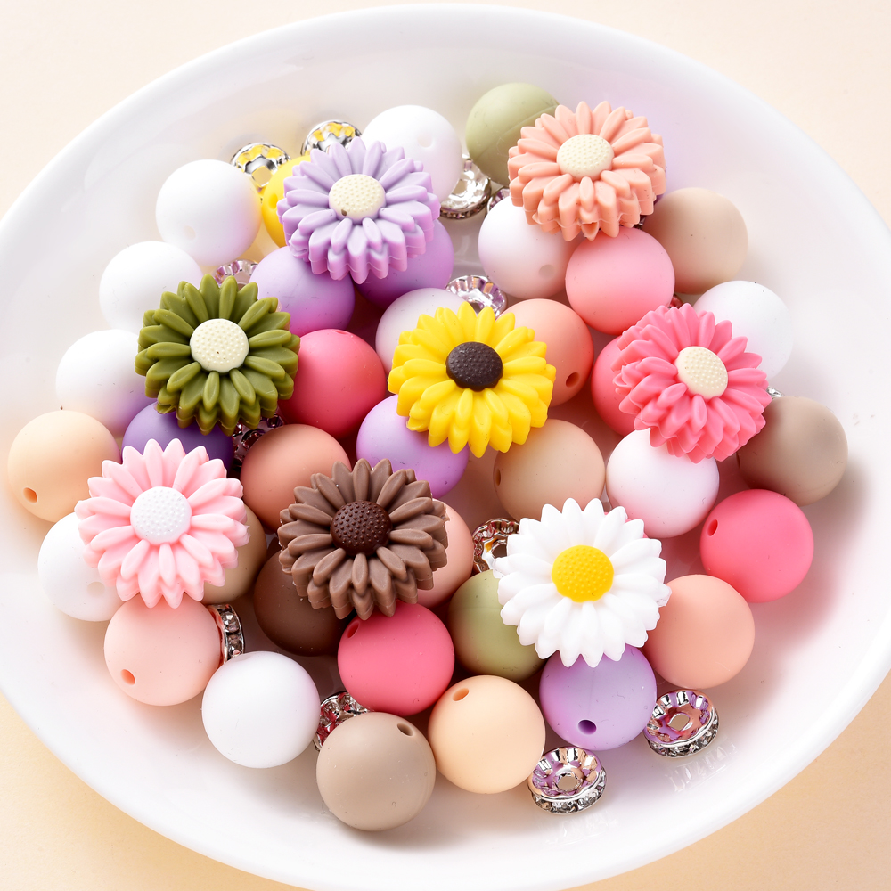 30Pcs Silicone Beads Round Bea - Baby Food Set recensione e prezzo